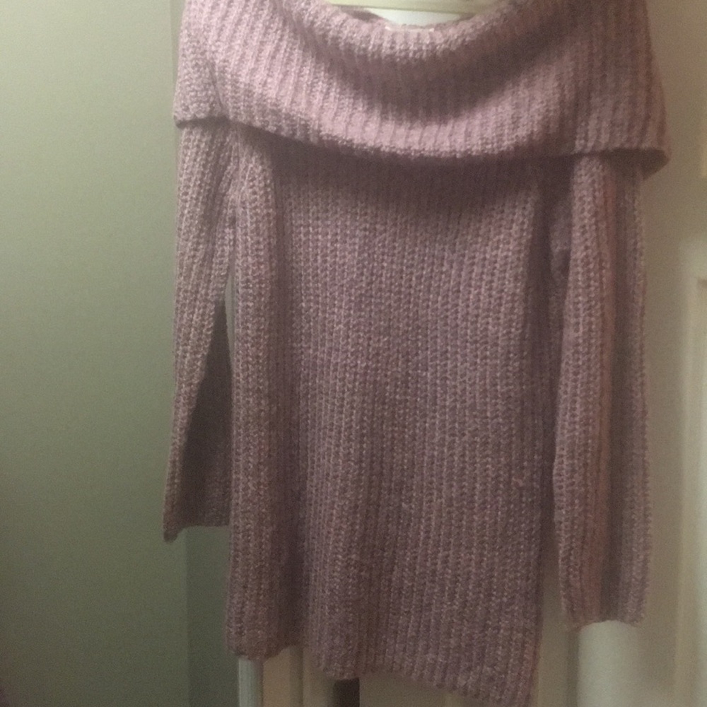 Off-the shoulder/cowl neck sweater. NWOT.